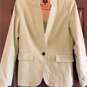 Vince Camuto Pastel Mint Single-Button Blazer